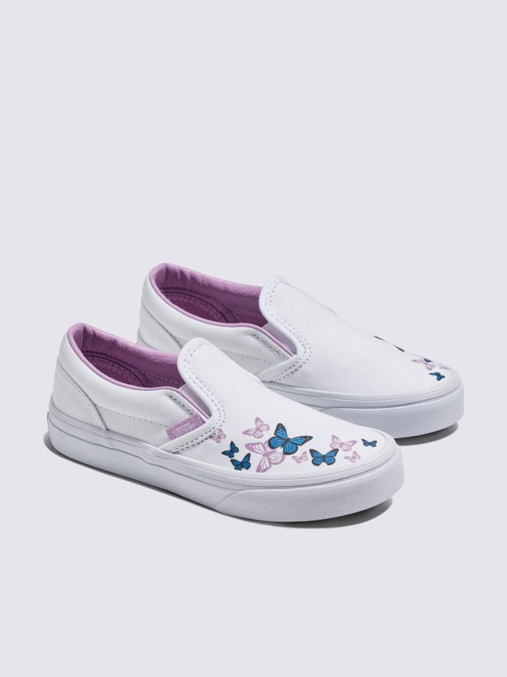 VANS - Kids/Girls Butterfly Kisses Classic Slip-On Shoe (Kids 1)